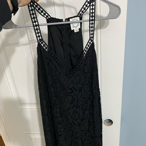 Black mini dress from Francesca’s, worn once for a graduation